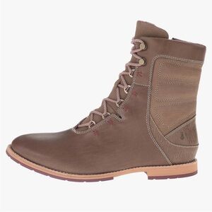 Ahnu Chenery Boots Size 11, Women’s Lace Up, Hiking, Waterproof, Brown Burgundy